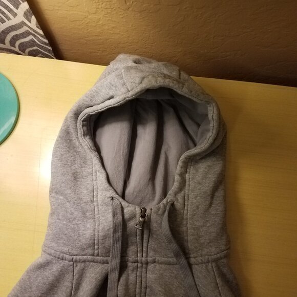 Under Armour Gray Zip-Up Hoodie, Men's XL - Picture 3 of 9